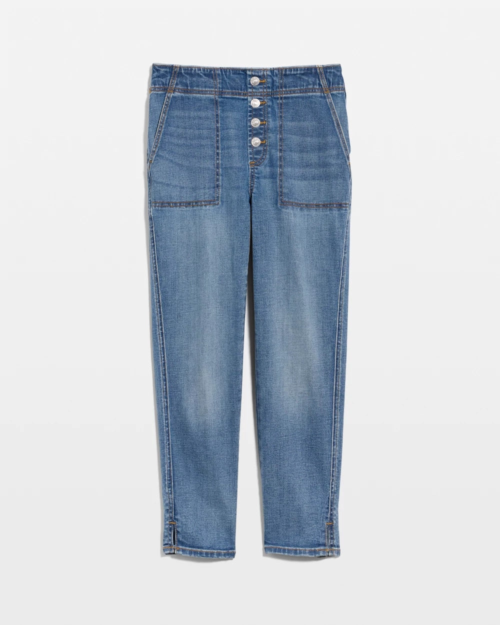 Pull-On 22" Capri Jeans Aquaria Indigo - Chico's