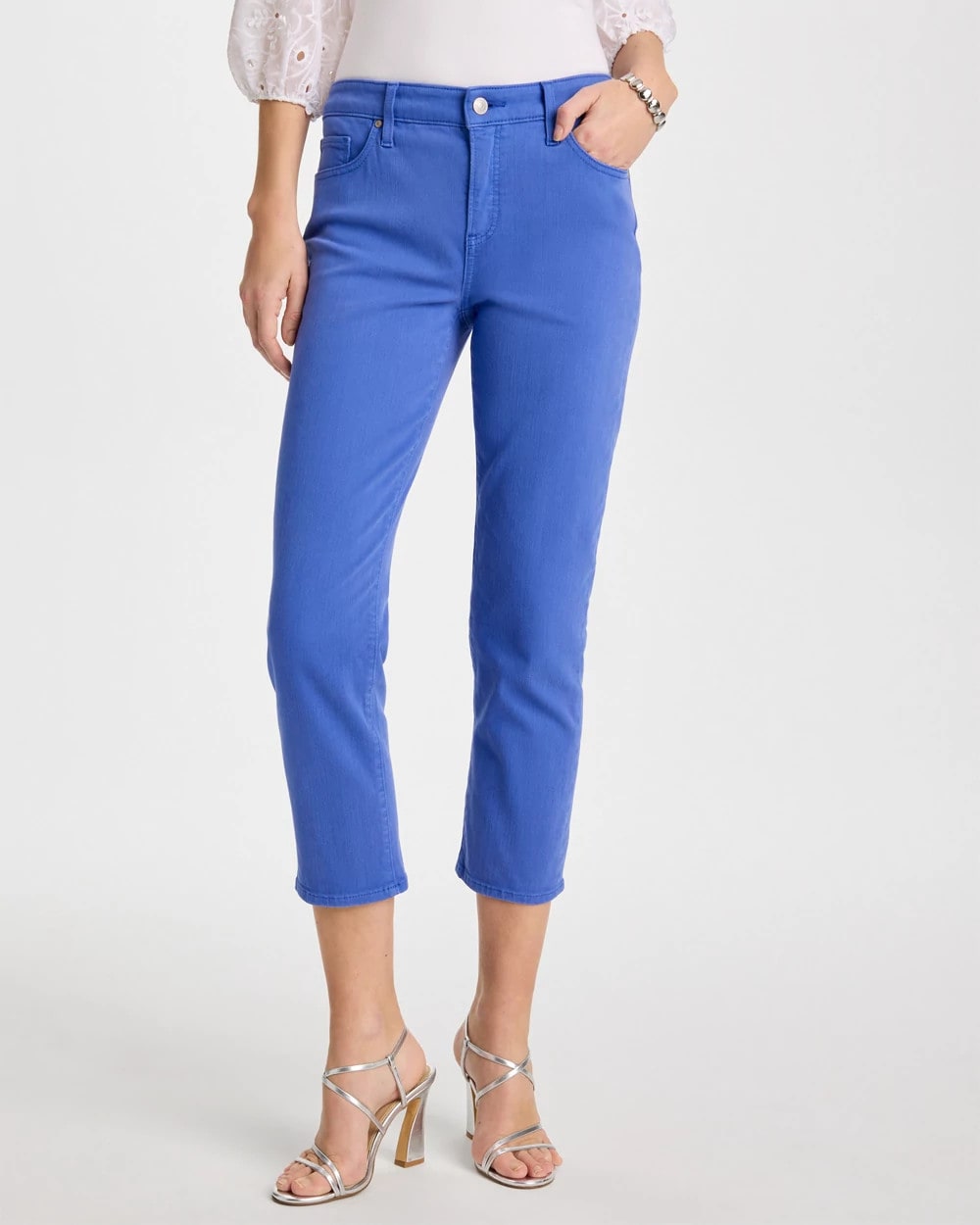 Girlfriend Slim Cropped Jeans Amparo Blue - Chico's