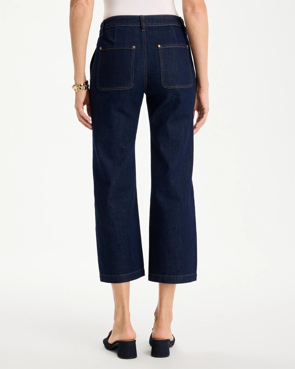 Straight Crop Trouser Jeans Cedar Rinse - Chico's