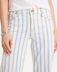 Striped Relaxed Boyfriend Jean Bungalow Indigo Stripe - Chico's