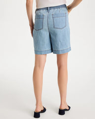 Embellished Lightweight Jean Shorts Graciela Indigo - Chico's