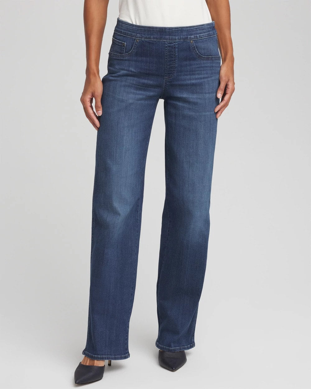 Pull On Wide Jean Aleah Indigo - Chico's