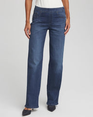 Pull On Wide Jean Aleah Indigo - Chico's