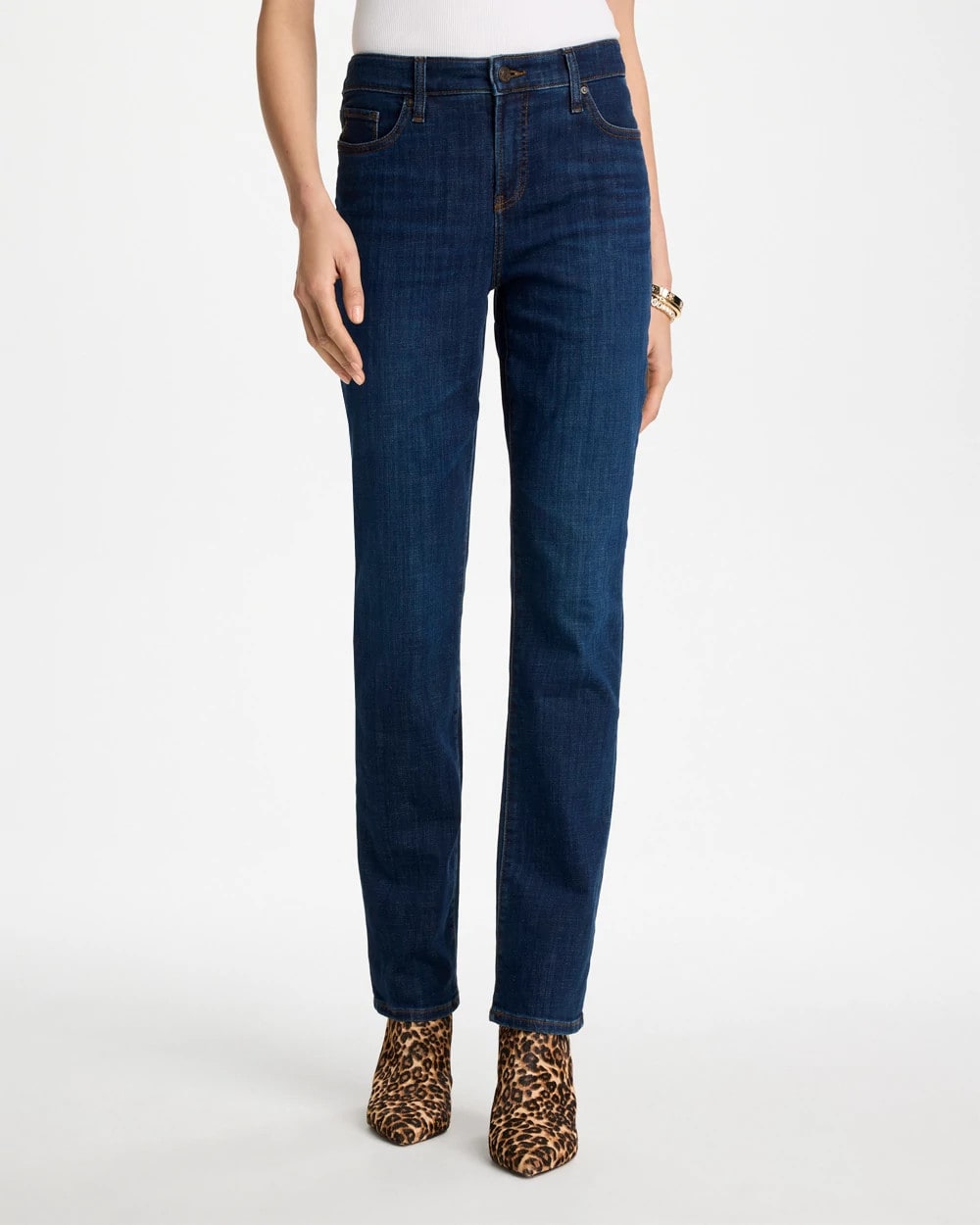 Girlfriend Slim Full-Length Jeans Dark Sapphire Indigo - Chico's