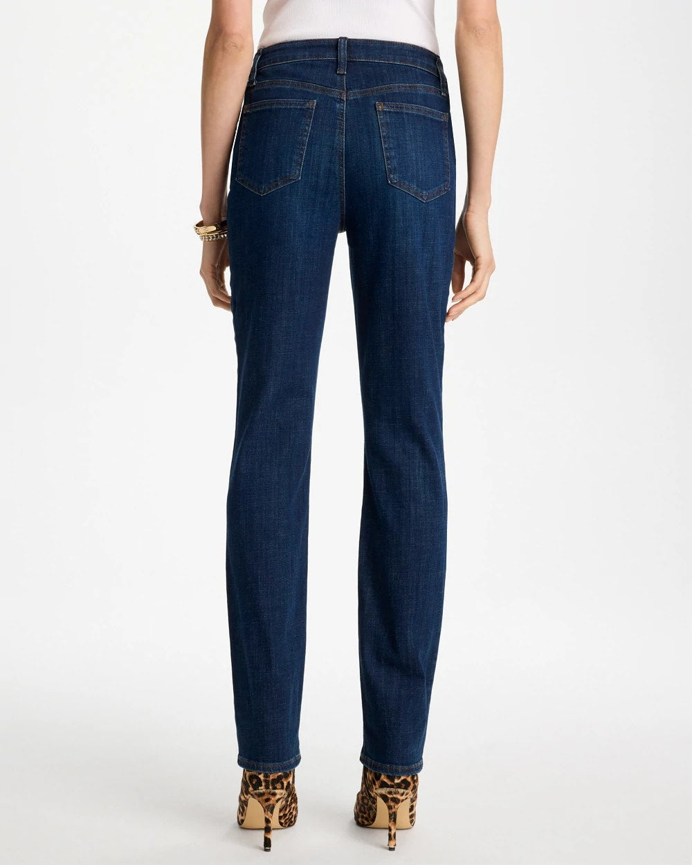 Girlfriend Slim Full-Length Jeans Dark Sapphire Indigo - Chico's