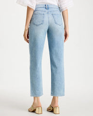 Relaxed Boyfriend Rolled Hem Jean Bahama Indigo - Chico's