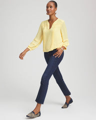 Girlfriend Kick Flare Jeans Dark Sapphire Indigo - Chico's