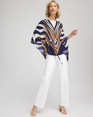 Seeded Pull-On Wide-Leg Jeans Natural Seeded - Chico's
