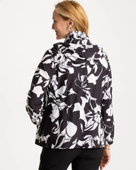 Zenergy® Ripstop Floral Nights Anorak Jacket Black - Chico's