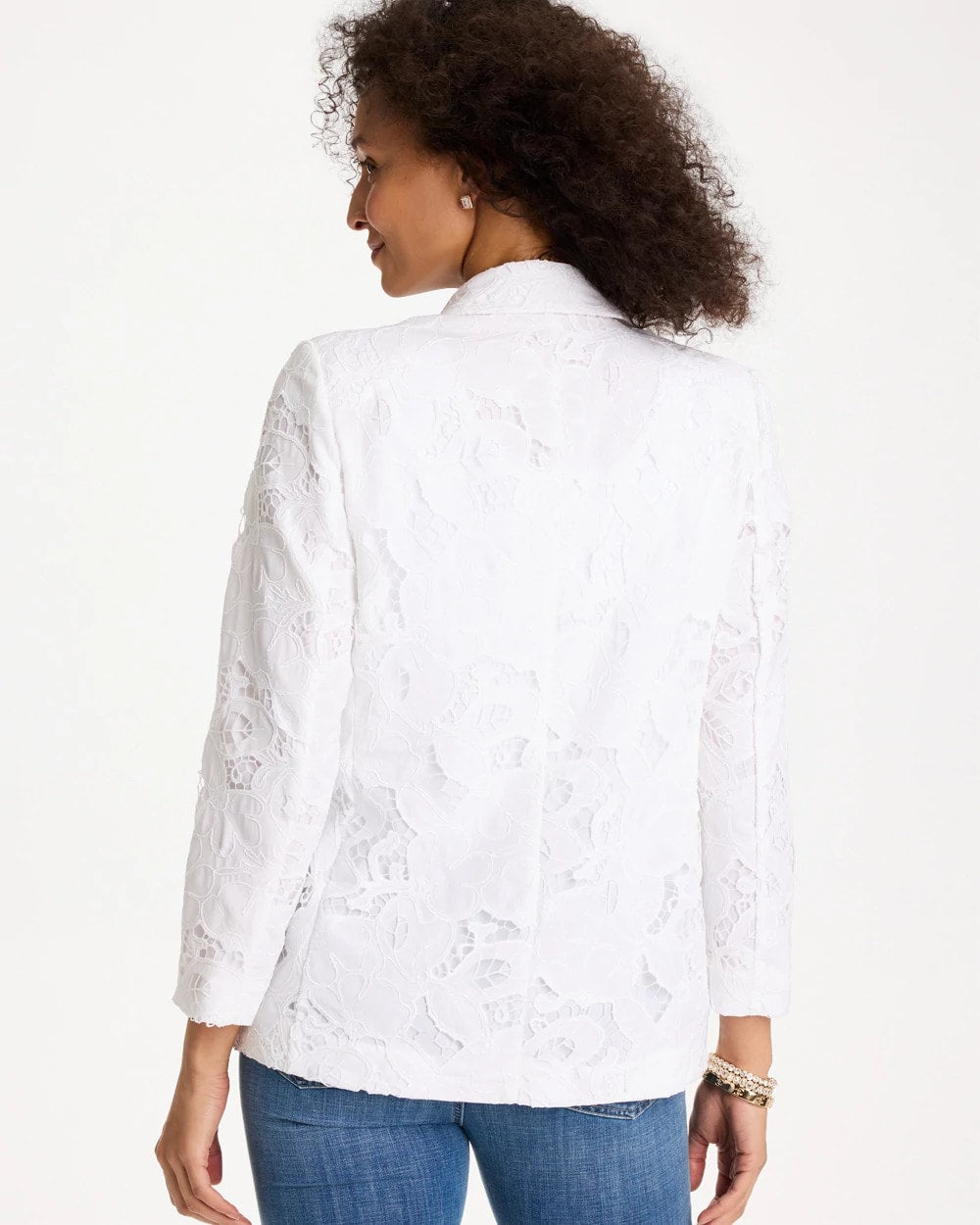 Classic Lace Blazer Alabaster - Chico's