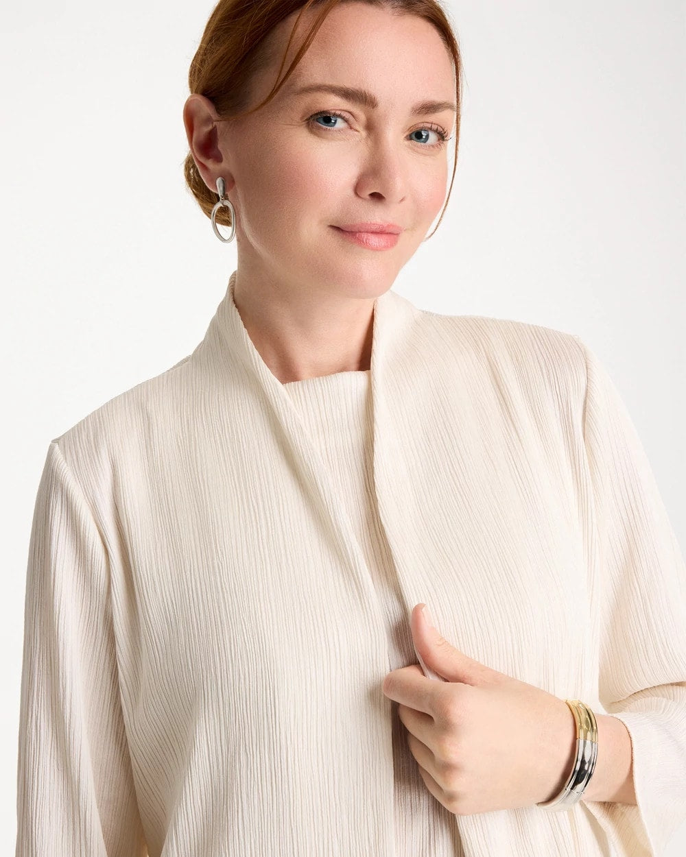 Travelers™ Crinkle Textured Cardigan Sea Salt - Chico's