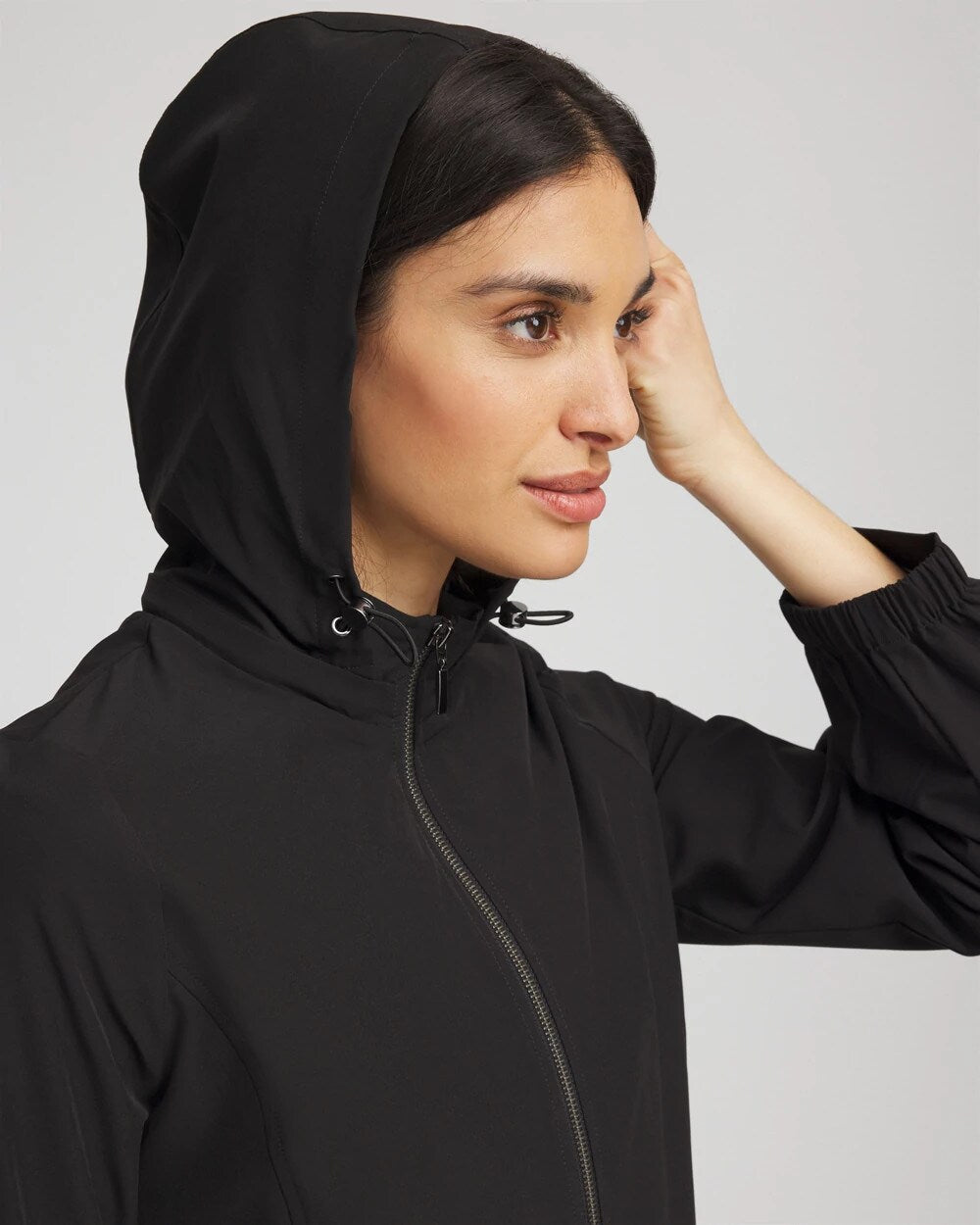 Zenergy® UPF Zip Front Jacket Black - Chico's
