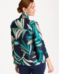 Travelers™ Collection Palm Crushed Jacket Kings Navy - Chico's