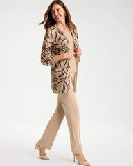 Travelers™ Collection Embroidered Sequins Jacket New Sonora Sand - Chico's