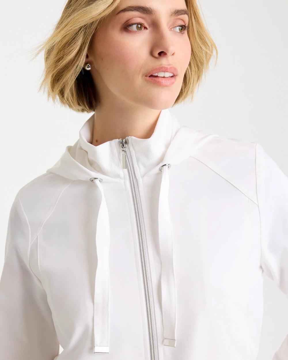 Zenergy® UPF Rib-Mix Connie Jacket Alabaster - Chico's