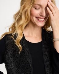 Travelers™ Collection Lace Jacket Travelers Black - Chico's