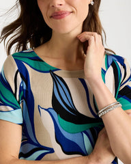 Travelers™ Marble Flora Swing Dress Rich Cobalt - Chico's