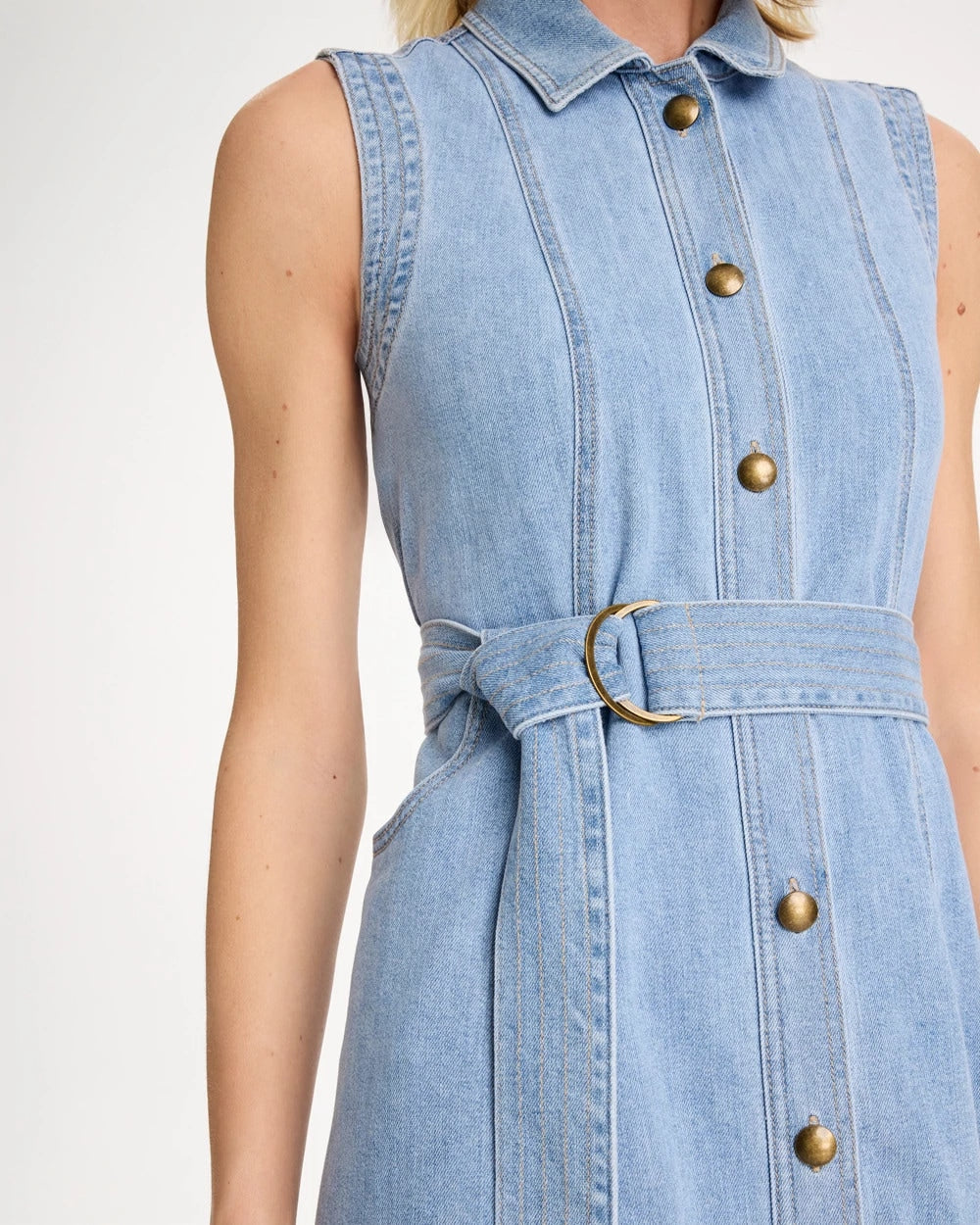 Sleeveless Denim Dress Medium Indigo Wash - Chico's