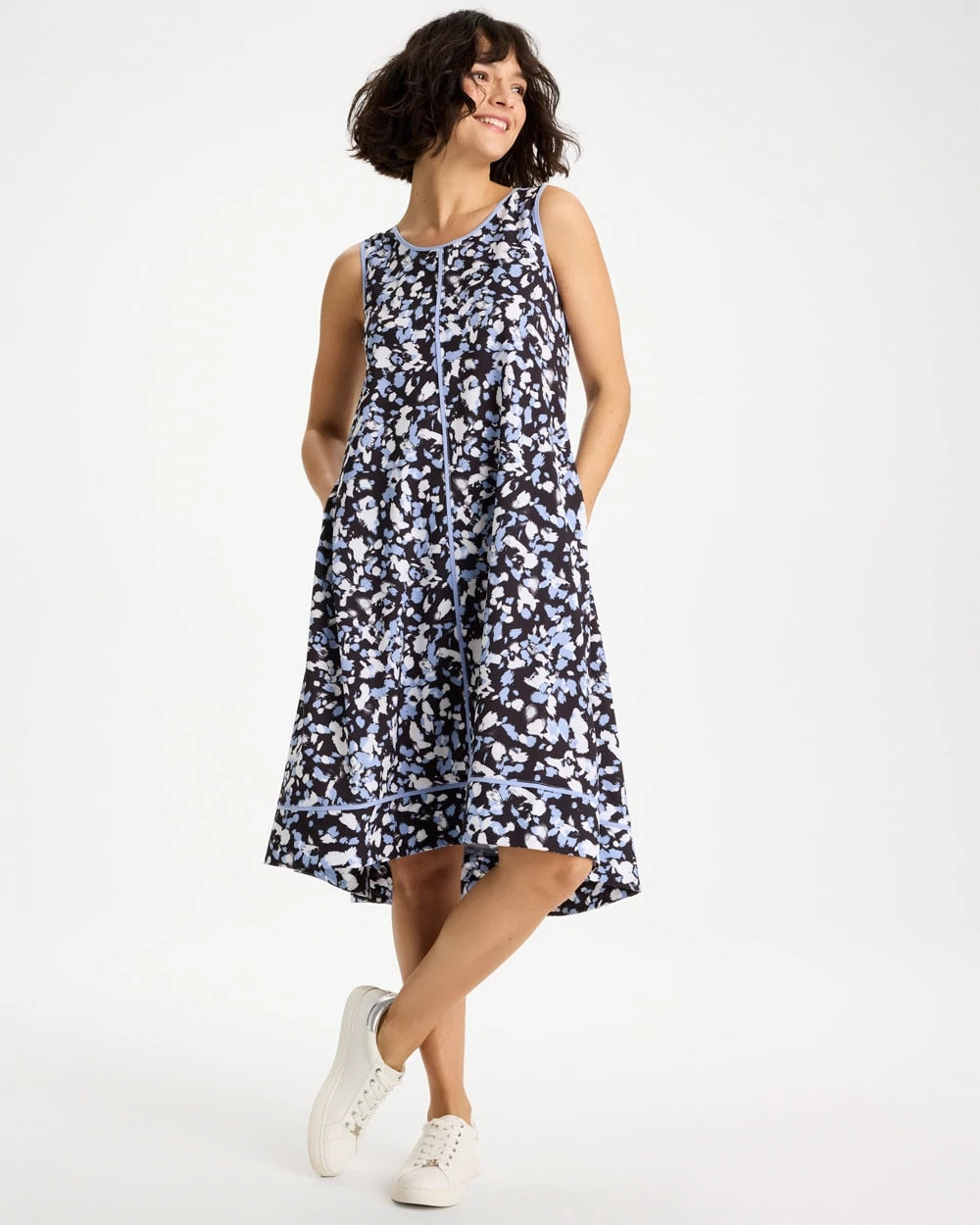 Zenergy® UPF Posh Dots Midi Dress Blue Muse - Chico's