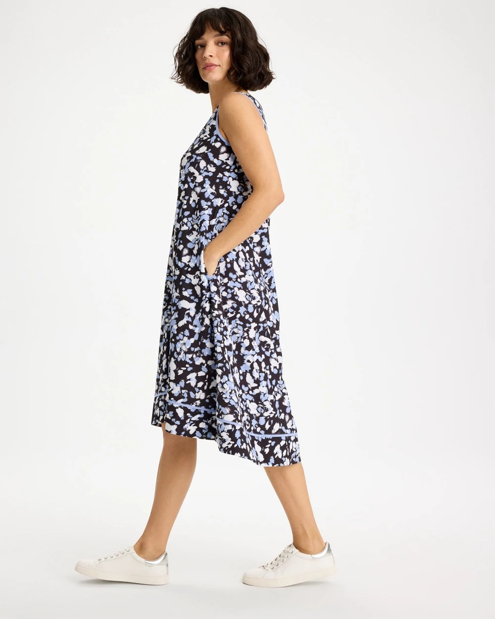 Zenergy® UPF Posh Dots Midi Dress Blue Muse - Chico's