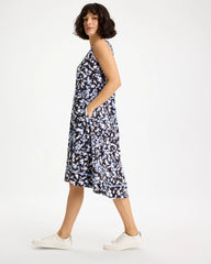 Zenergy® UPF Posh Dots Midi Dress Blue Muse - Chico's