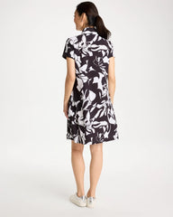 Zenergy® UPF Floral Nights Bungee Dress Black - Chico's