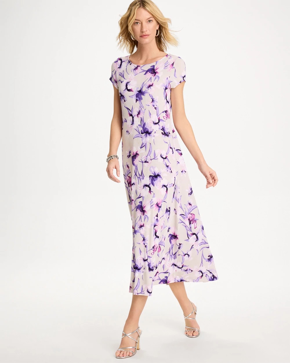 Travelers™ Amethyst Iris Maxi Dress Rich Amethyst - Chico's