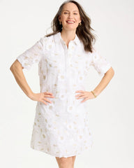 3D Floral Embroidered Dress Alabaster - Chico's
