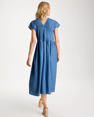 Denim Popover Midi Dress Indigo - Chico's