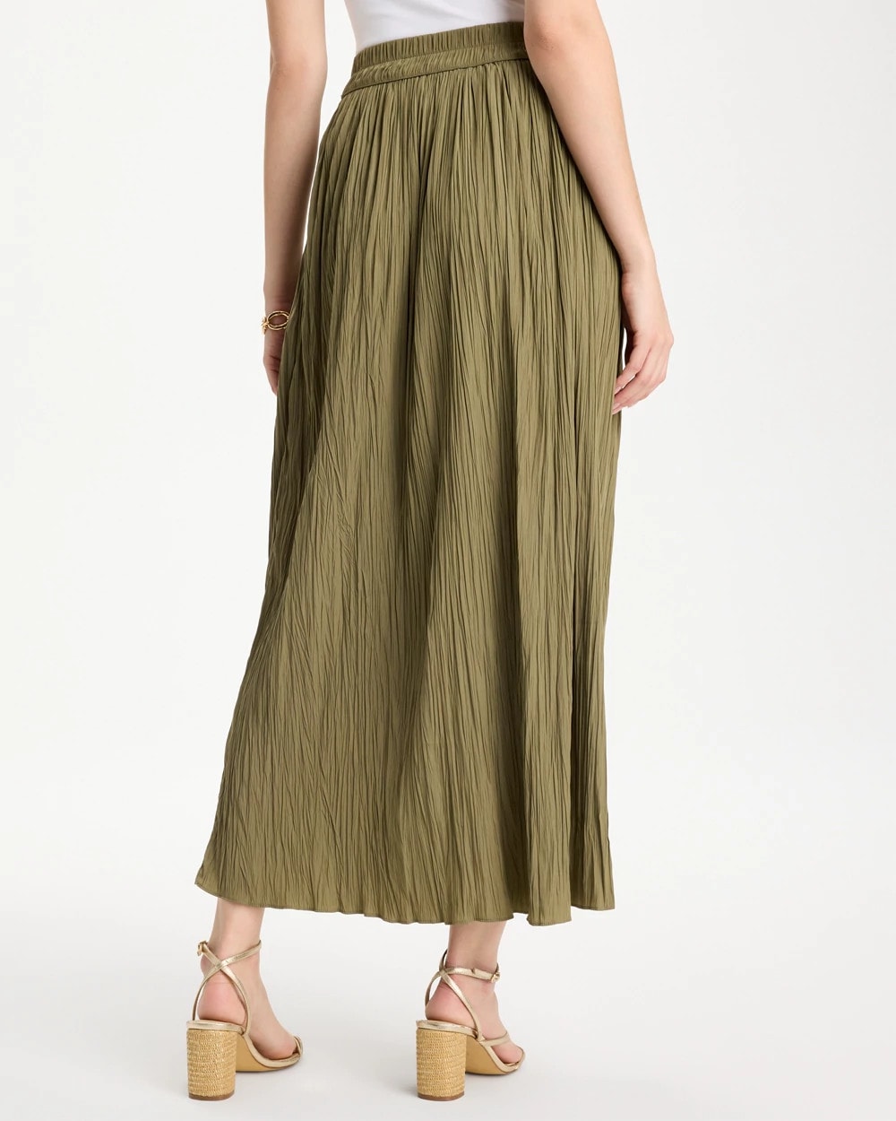 Sea Island Pull-On Maxi Skirt Lichen - Chico's