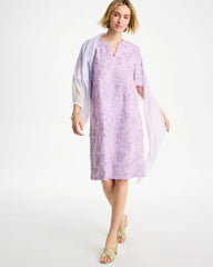 3D Floral Dress Orchid Mist - Chico's