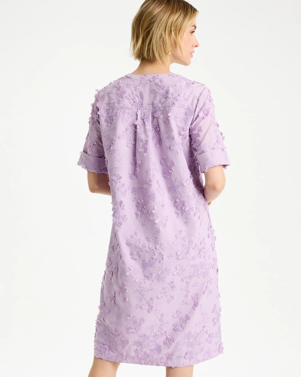 3D Floral Dress Orchid Mist - Chico's