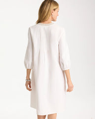 Embellished Pintuck Dress Alabaster - Chico's