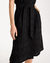 Embroidered Cotton Shirtdress Black - Chico's