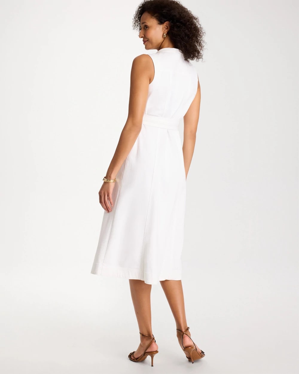Denim Sleeveless Shirtdress Alabaster - Chico's