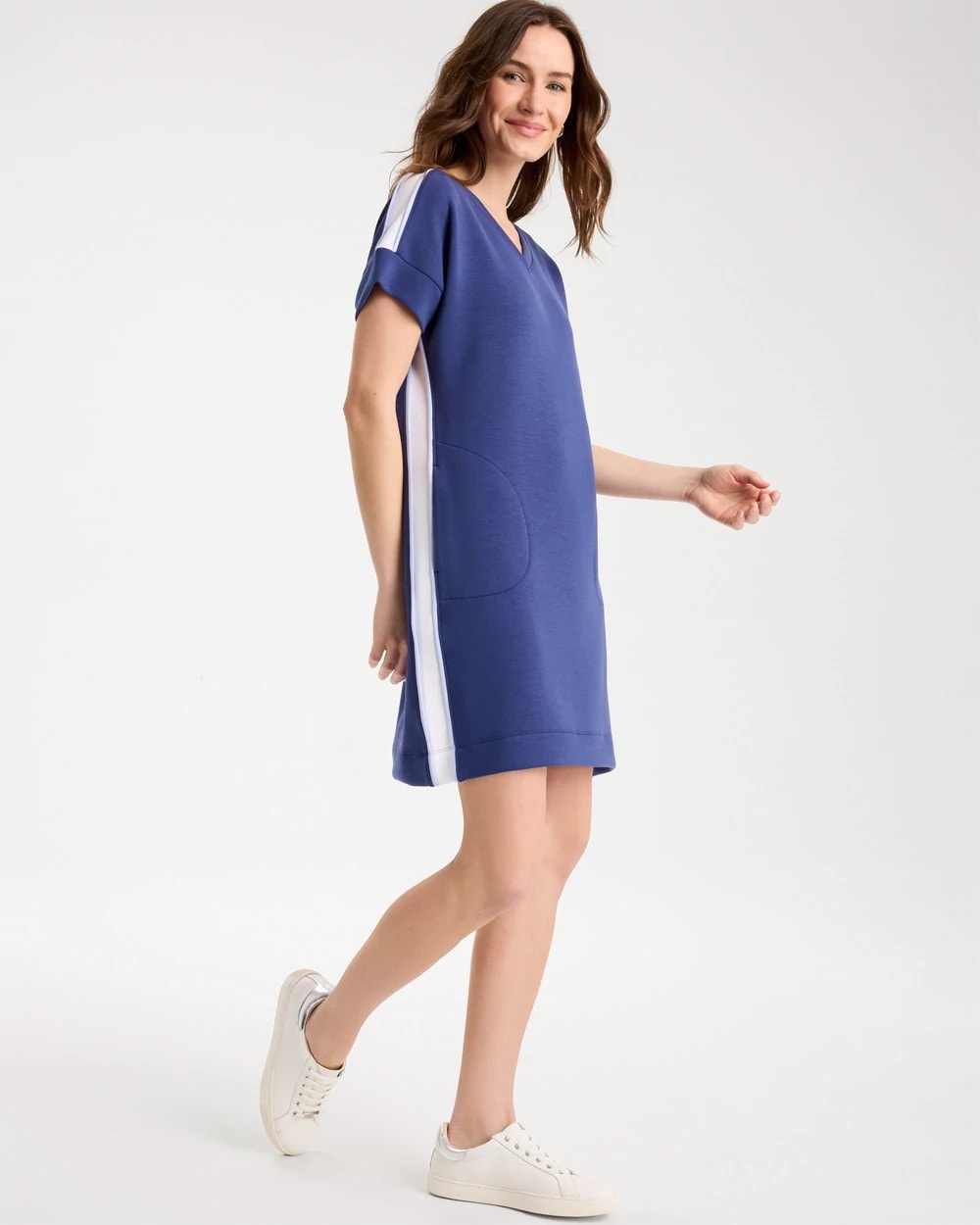 Zenergy® Soft Contrast Dress Starlit Navy - Chico's