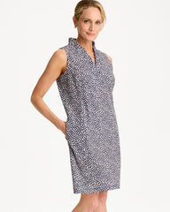 Zenergy® UPF Ruffle Dress Passport Blue - Chico's