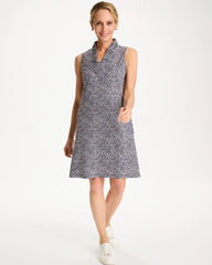 Zenergy® UPF Ruffle Dress Passport Blue - Chico's