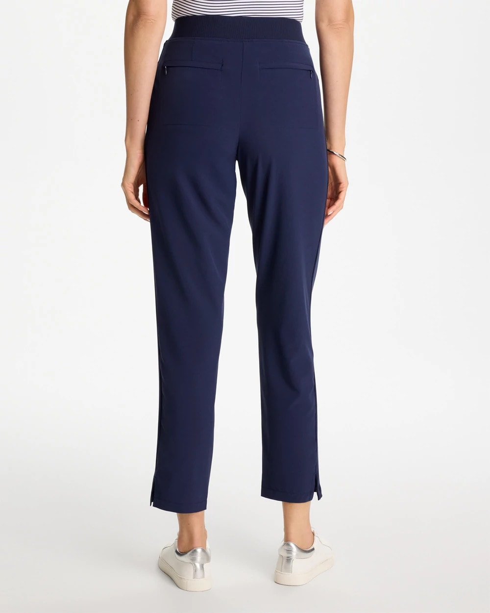 Zenergy® UPF Rib Mix Ankle Pants Passport Blue - Chico's