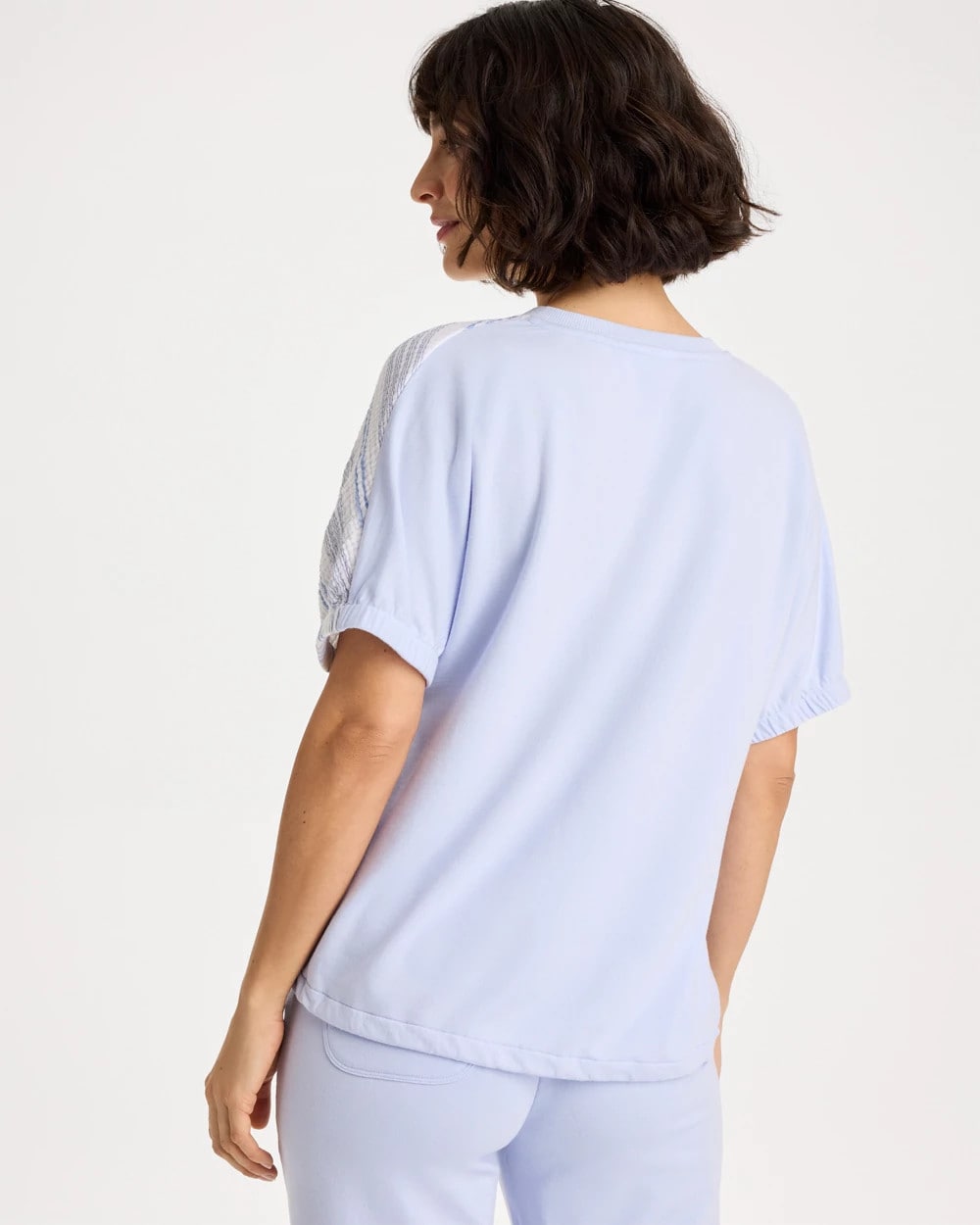 Zenergy® Striped Gauze Lounge Shirt Indigo Ice - Chico's