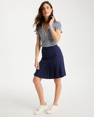 Zenergy® UPF Crochet Trim Polo Blue Muse - Chico's