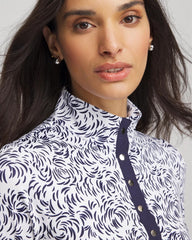 Zenergy® UPF Palma Pullover Passport Blue - Chico's