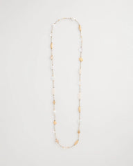 Neutral Shell Long Necklace Neutral - Chico's