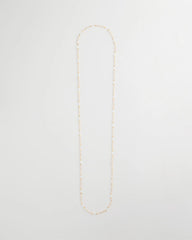 Sea Foam Long Single-Strand Necklace White/Gold - Chico's