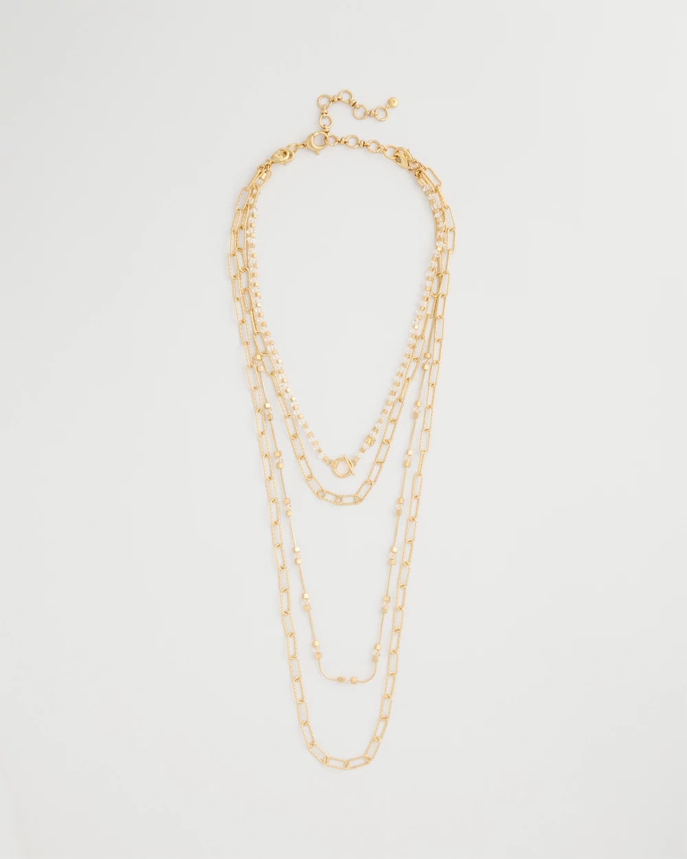 Sea Foam Multi-Strand Convertible Necklace Gold - Chico's