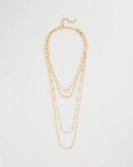 Sea Foam Multi-Strand Convertible Necklace Gold - Chico's
