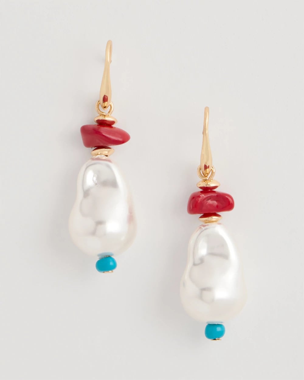 Beaded Linear Drop Earrings Multi - Chico's