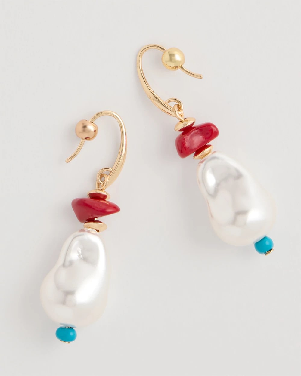 Beaded Linear Drop Earrings Multi - Chico's