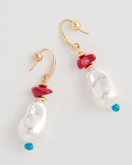 Beaded Linear Drop Earrings Multi - Chico's