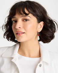 Beaded Linear Drop Earrings Multi - Chico's